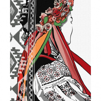 Картина за номерами Идейка Квітуча краса upillustration KHO2596 40х50 см