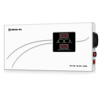 Стабілізатор Real-el STAB SLIM-500 White
