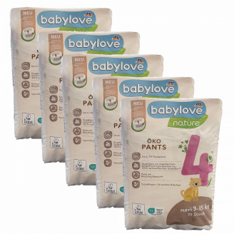 Підгузки-трусики Babylove Nature 4 9-15 кг 100 шт
