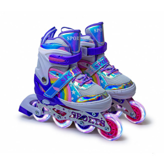 Розсувні ролики Scale Sports 30-33 Rainbow Violet (1055132332)
