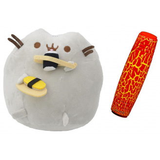 Комплект М'яка іграшка кіт з суші Pusheen cat і Антистрес іграшка Mokuru (vol-728)