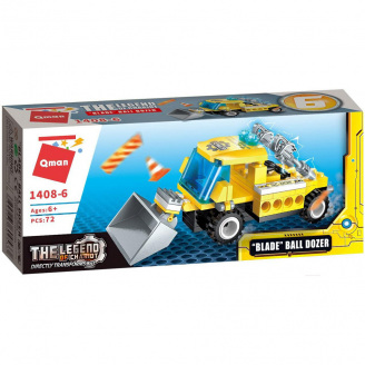Детский конструктор Qman 1408 транспорт Ball Dozer