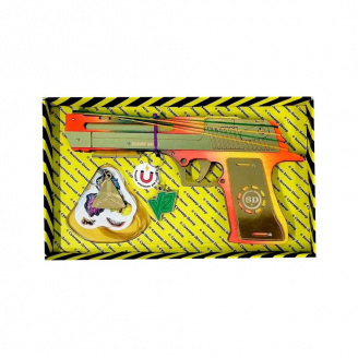 Зібрана модель Гумкостріл Desert Eagle Ultra Сувенір-Декор De-U-B