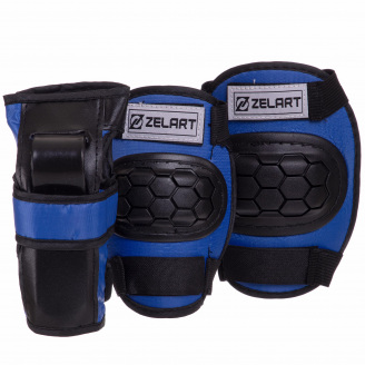 Комплект защиты Zelart SK-2378 S Синий