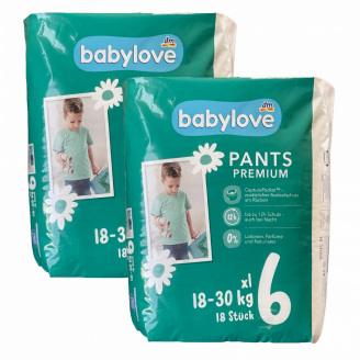 Підгузки-трусики Babylove Premium 6 XL (18-30 кг) 36 шт