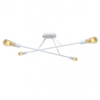 Люстра підвісна MSK Electric Asket під чотири лампи Е27 NL 10320-4 WH Білий (619550)