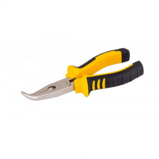 Щипці гнуті 160 мм С55 HRC 45~50 MASTERTOOL GM (23-3160)