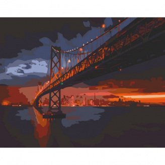 Картина за номерами Golden Gate Bridge Art Craft 11003-AC 40х50 см