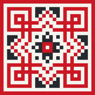 Картина за номерами Український орнамент Art Craft 13040-AC 30х30 см
