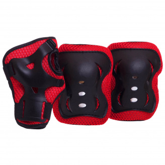 Комплект защиты Zelart SK-3451 S Красный