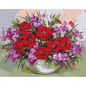 Картина за номерами Яскрава композиція Art Craft 13001-AC 40х50 см