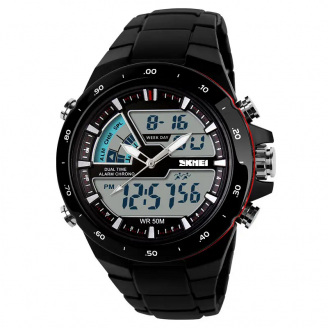 Чоловічий годинник Skmei 1016 Shark Black