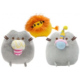 Набір м'яких іграшок 2Life Pusheen cat 15х12 см та Лев 10х7 см v-12460