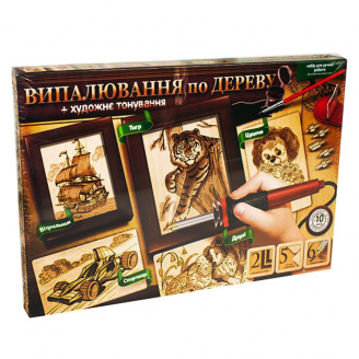 Набор для творчества Выжигание по дереву Danko Toys WD-01-01-02U Вид 1