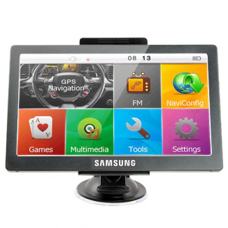 GPS-навігатор SAMSUNG GT-719 до вантажiвки Чорний (hub_Ngen32084)