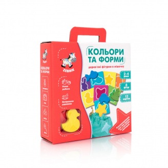Развивающая игра Zebrik Цвета и формы дерево укр ZB2001-01