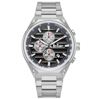 Годинник чоловічий водостійкий наручний Lee Cooper Ice Сріблястий (2493697389)