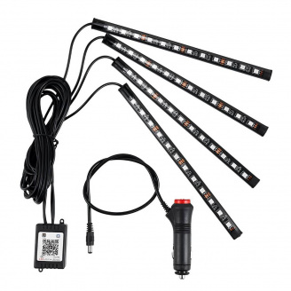 Світлодіодна стрічка для авто Inspire LED-48 Led bead Чорний