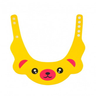 Захисний козирок для купання Ведмедик Mega Zayka MGZ-0907 32-49 см Yellow EVA гума