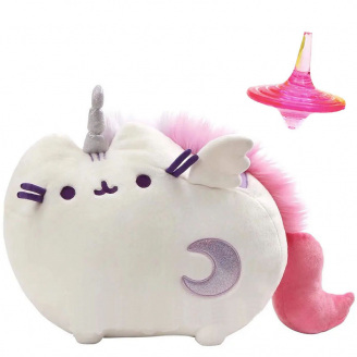 Комплект 2Life М'яка іграшка Pusheen cat 12х15 см та юла v-12304