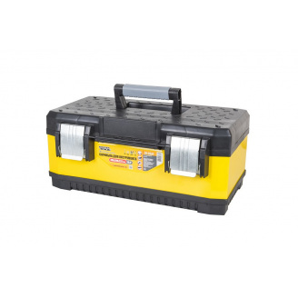 Ящик для інструментів MASTERTOOL GM 19.5 (498х289х222 мм) металевий корпус металеві замки (79-2920)