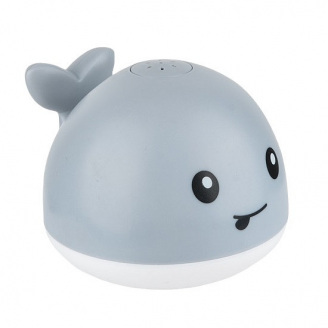 Игрушка для ванной RIAS Whales in the Bathtub Кит с фонтаном Grey