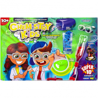 Безопасный образовательный набор для проведения опытов CHEMISTRY KIDS Danko Toys CHK-01-01-04U Вид 2