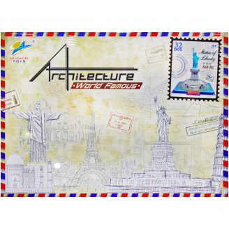 Пазлы 3D MiC Достопримечательности Эйфелева башня вид 2 (168-B6-17)