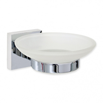 Мыльница Aquavita Plasa, 87008 круглая, стекло