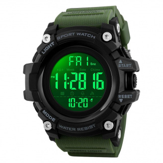 Наручные мужские часы Skmei 1384 Army Green (12360-hbr)