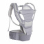 Хипсит эрго-рюкзак кенгуру переноска слюнявчик-трансформер Baby Carrier 20 кг 6 в 1 Серый (vol-9890) Володарск-Волынский