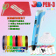 3D ручка c LCD дисплеем 3DPen Hot Draw 3 Blue+Досточка+Ножницы+Комплект эко пластика для рисования 159 метров Чернигов
