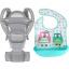 Хипсит эрго-рюкзак кенгуру переноска слюнявчик-трансформер Baby Carrier 20 кг 6 в 1 Серый (vol-9900) Киев