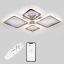 Стельова LED люстра Sunlight 5331/2+2 R хром Бердичів