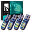 Комплект світлодіодних ламп Napo T10-3014-15smd-Silic W5W T10 4 шт Білий (2518443648) Нова Прага