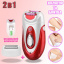 Жіночий епілятор-електробритва Haohan 202-3W 2в1 Червоний CPK 3829 Вараш