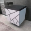 Тумба пластикова підвісна The MIX Chaos black 90х50х45 см Новояворовск