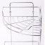 Полиця 2-ярусна кутова Besser 29,5х22х33см MKM-0435D Хром (SK000666) Новое