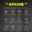 Тактичний наручний годинник чоловічий North Edge Apache 3 Black Конотоп