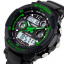 Наручний годинник чоловічий Skmei S-Shock Green 0931 Чорний (1530) Івано-Франківськ