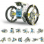 Іграшка робот-конструктор із сонячною панеллю та моторчиком Solar Robot Kit 14 в 1 (2079364884) Львов