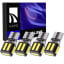 Комплект світлодіодних ламп Napo PRO T10-7020-7smd W5W T10 4 шт Білий (2495407382) Київ