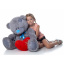 Плюшевий ведмедик з серцем Mister Medved Me to You 100 см Сірий (094) Суми