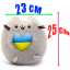 Комплект S&T М'яка іграшка Pusheen cat та слинявчик 3Д Жираф (vol-10574) Орехов
