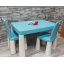 Комплект стіл та два стільці Doloni Бірюзовий (2269752342) Черноморск