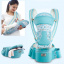 Хипсит Эрго-рюкзак кенгуру переноска Baby Carrier 6 в 1 Мятный и игрушка кот c Печеньем Пушин кэт (vol-2843) Київ