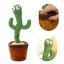 Танцюючий та співаючий кактус OPT-TOP Dancing Cactus на 120 пісень з підсвічуванням Зелений (1756374515) Вінниця