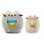 Набір м'яких іграшок S&T Pusheen cat 23х25 см та 12х15 см (vol-10457) Володарськ-Волинський