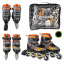 Дитячі ролики Extreme Motion RL2436 колеса що світяться сірий S (30-33) Одеса