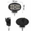 Світлодіодна фара DXZ 55C-BW-T9 9 LED 13066-83435 Орехов